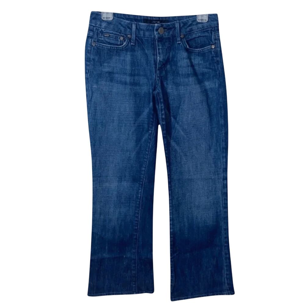 Sz 27 Joe's Jeans blue low rise flared med wash women's